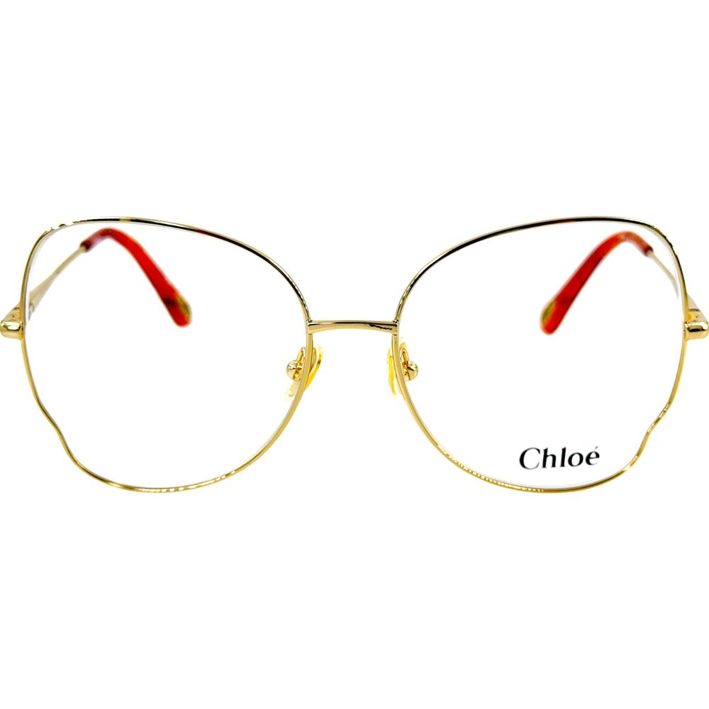 Chloe CH0098O Womens Metal Eyeglass Frame 005 Gold 56-16 Italy - Picture 3 of 6